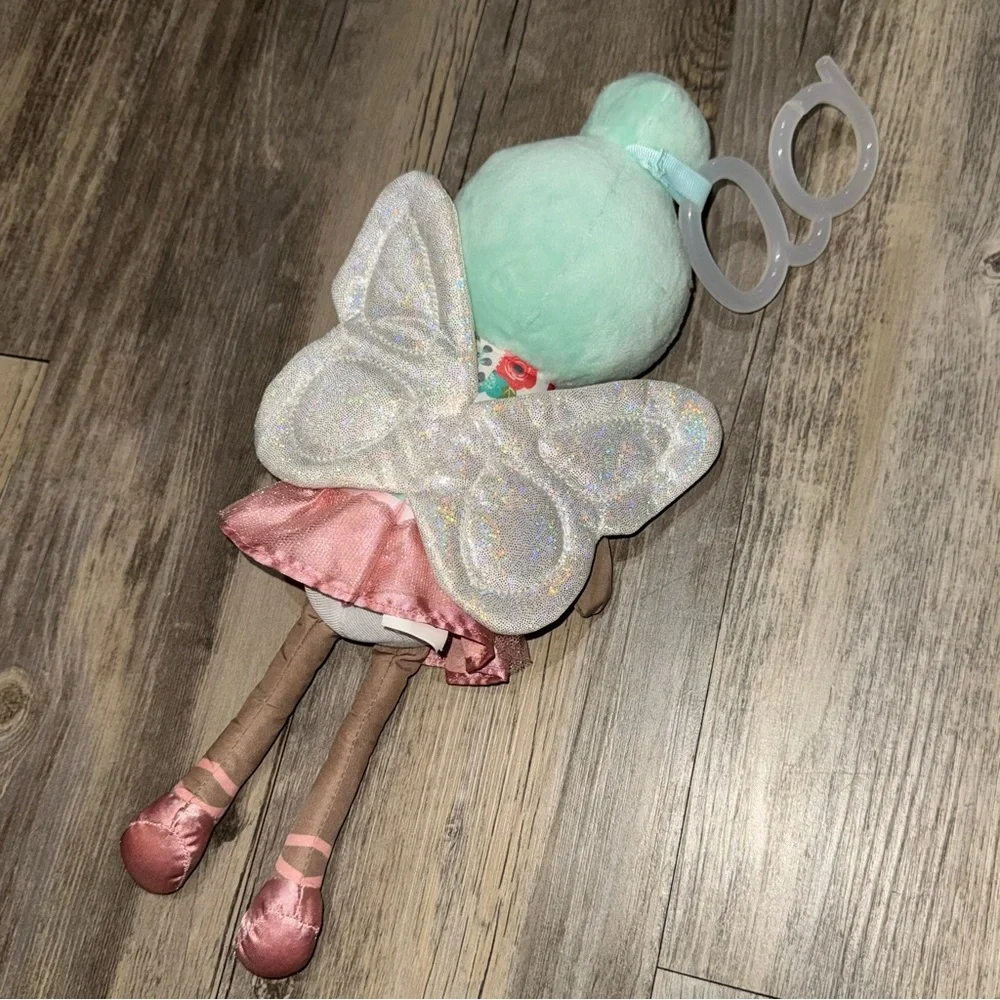 Floral Fairy Doll with Pink and Brown Accents